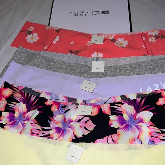 5pk Victoria's Secret PINK THONG No Show Panties - Picture 14 of 16